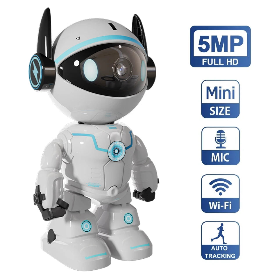 Caméra IP robot WiFi P6Slite, caméra PTZ intérieure pour la maison, sécurité vidéo 3MP, vision noctu